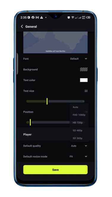 Auto Quality Adjuster