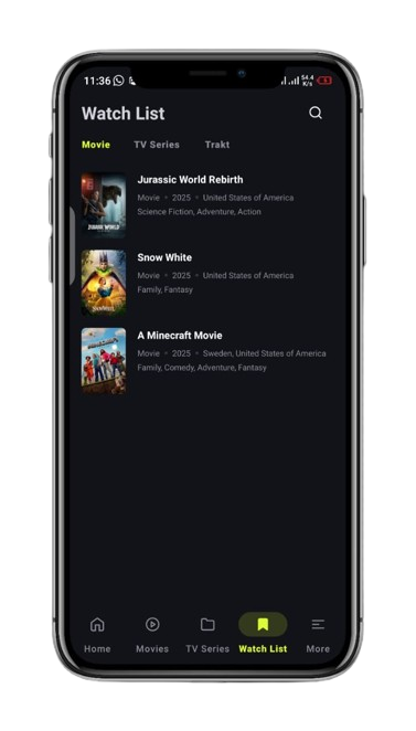 Favorites & Watchlist