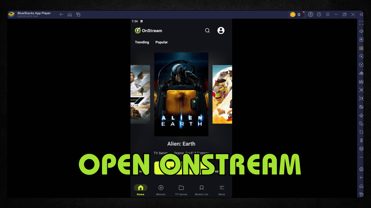 Open Onstream on PC
