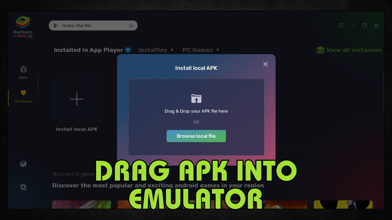 Drag APK Into Emulator