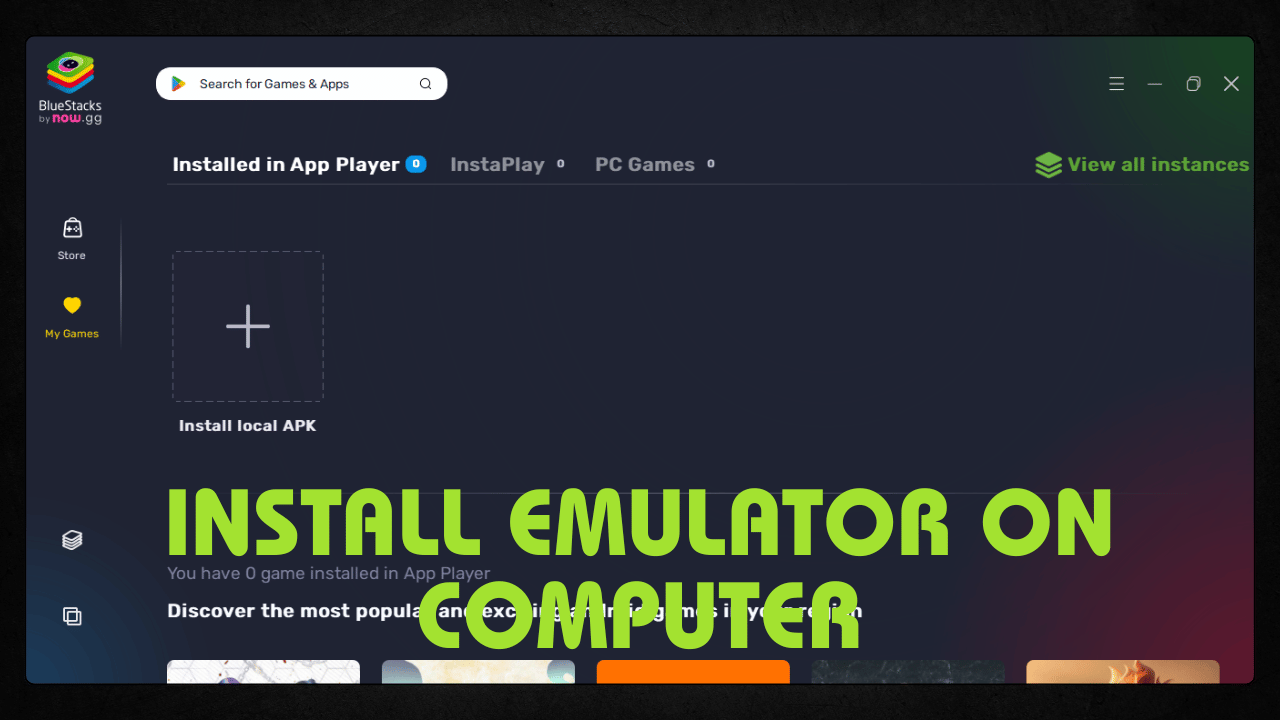 Install APK Through BlueStacks