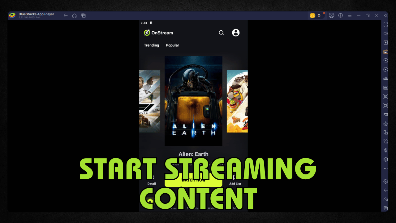 Start Streaming Content